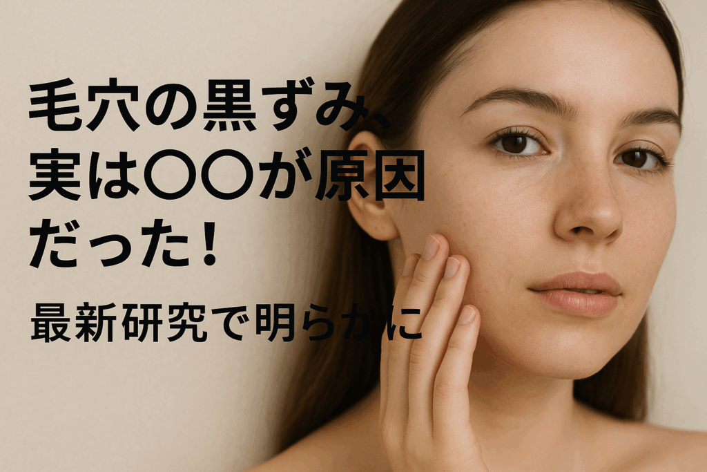 毛穴の黒ずみはこれが原因